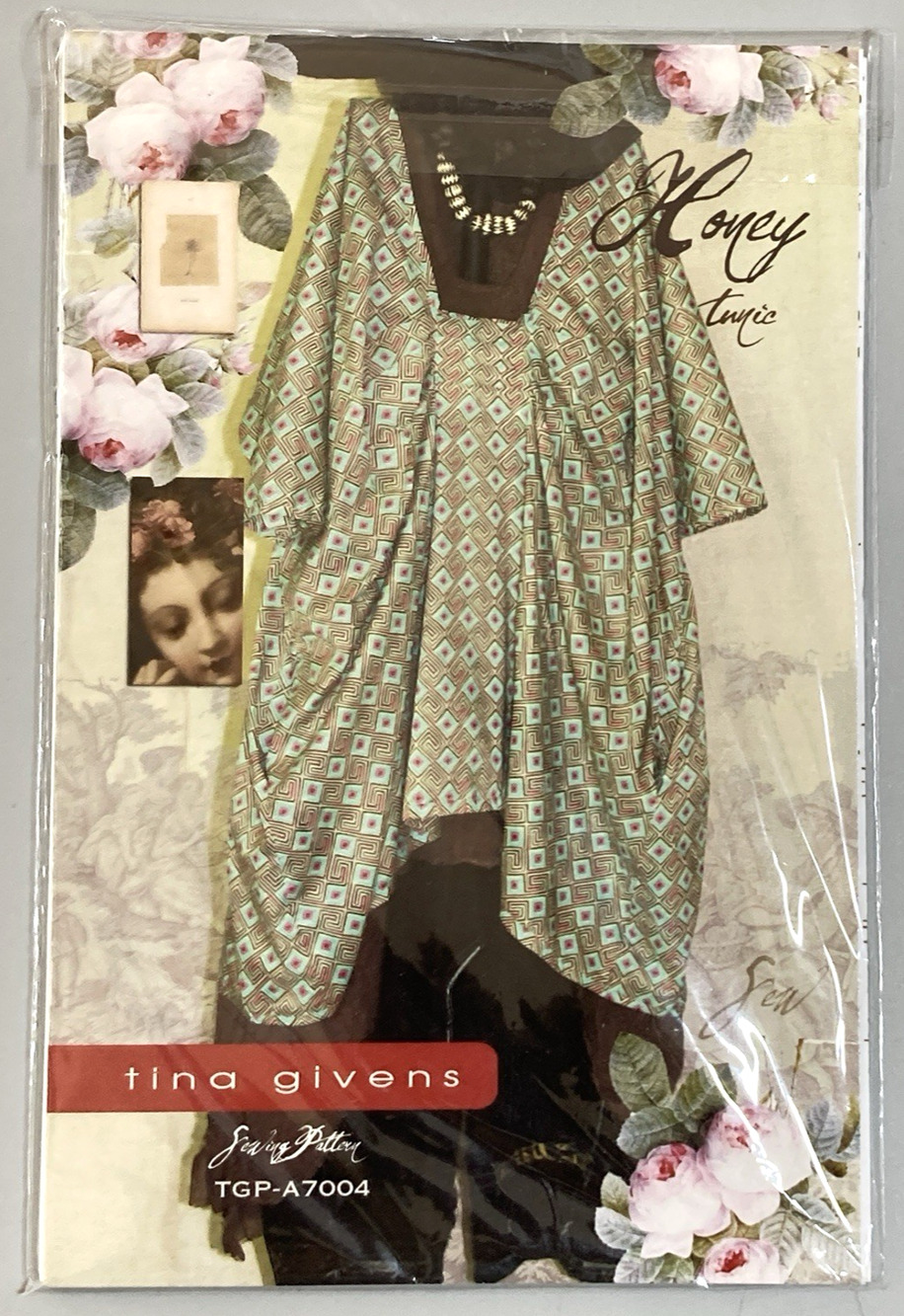Tina Givens TGP-A7004 Sewing Pattern Honey Tunic Light Airy All Sizes UNCUT
